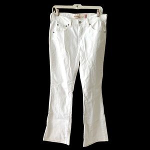 Levi’s 515 White Denim Jeans Bootcut Cotton Spandex Size Medium